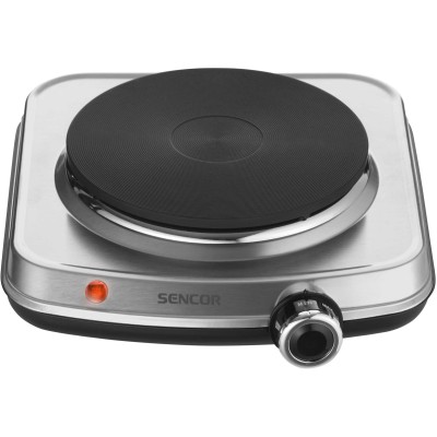 Плитка настільна Sencor електрична, комф. - 1, 1.5Вт, управл - мех., нерж. сталь (SCP1506SS)
