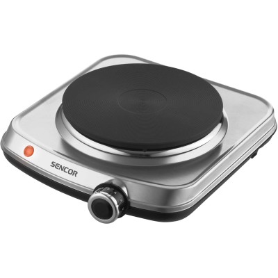 Плитка настільна Sencor електрична, комф. - 1, 1.5Вт, управл - мех., нерж. сталь (SCP1506SS)