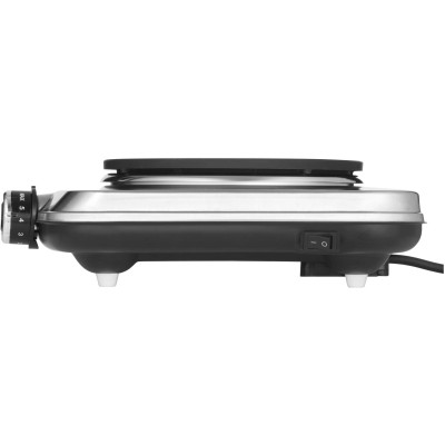 Плитка настільна Sencor електрична, комф. - 1, 1.5Вт, управл - мех., нерж. сталь (SCP1506SS)