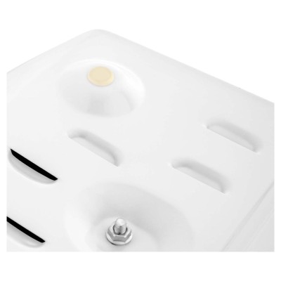 Плитка настільна Sencor електрична, комфорок - 2 на 1.5кВт + 1кВт, 15 і 18 см, керування - мех., білий (SCP2253WH-EUE4)