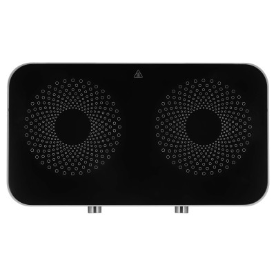 Плитка настільна Sencor індукційна, комфорок - 2 на 2.2 + 1.3кВт, керування - мех., чорний (SCP2803BK)