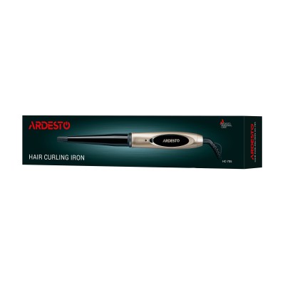 Плойка Ardesto HC-705, 30Вт, >200С, конусна, кераміка, чорний
