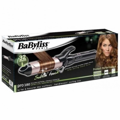 Плойка Babyliss, 300Вт, темп.режимів-10, D -32mm, 110-180С, метал, чорний (C332E)