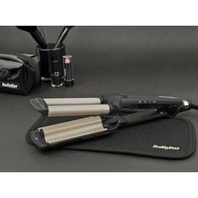 Плойка Babyliss, гофре , темп.режимів-3, 160-200С, природні хвилі, кераміка, чорний (C260E)