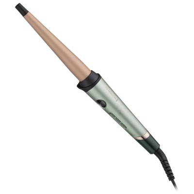 Плойка Remington Botanicals, конусна, 43Вт, темп.режимів-10, D-13-25mm, 130-210С, іонізація, кераміка, сіро-зелений (CI5860)