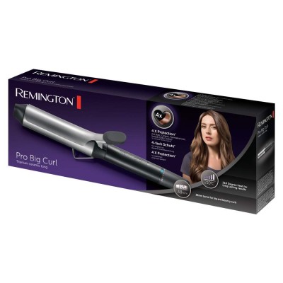 Плойка Remington Pro Big Curl, 56Вт, темп.режимів-8, D-38mm, 140-210С, кераміка, чорний (CI5538)