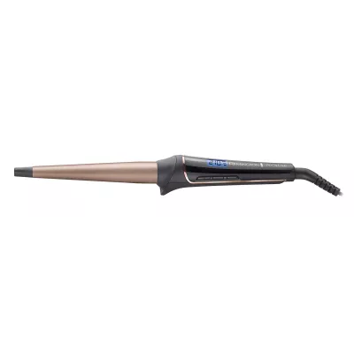 Плойка Remington ProLuxe Midnight Edition, конусна, 37Вт, темп.режимів-10, D-13-25mm, 120-210С, дисплей, кераміка, чорний (CI91W