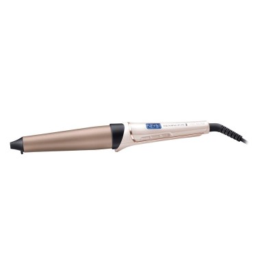 Плойка Remington ProLuxe, конусна, 54Вт, темп.режимів-11, D-25-38mm, 120-210С, дисплей, кераміка, рожево- золотий (CI91X1)