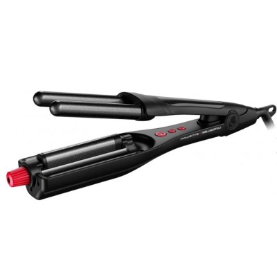 Плойка Rowenta Karl Lagerfeld Waves Addict Hair Waver, для волн , >230Вт, темп.режимів-6, 120-210С, обертання, кераміка, чорний 