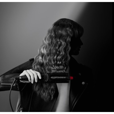 Плойка Rowenta Karl Lagerfeld Waves Addict Hair Waver, для волн , >230Вт, темп.режимів-6, 120-210С, обертання, кераміка, чорний 