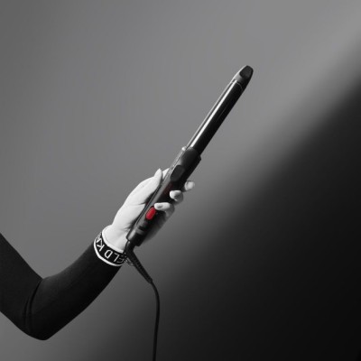 Плойка Rowenta x Karl Lagerfeld Curling Tong, 47Вт, D -25mm, >200С, кераміка, турмалін, чорний (CF321LF0)