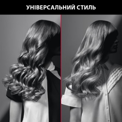 Плойка Rowenta x Karl Lagerfeld Curling Tong, 47Вт, D -25mm, >200С, кераміка, турмалін, чорний (CF321LF0)