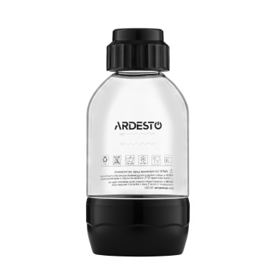 Пляшка для сифону Ardesto 0,6л, пластик, прозорий