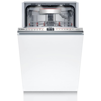 Посудомийна машина Bosch вбудована, 10компл., A+, 45см, дисплей, 3й кошик, Zeolith, білий (SPV6ZMX65K)