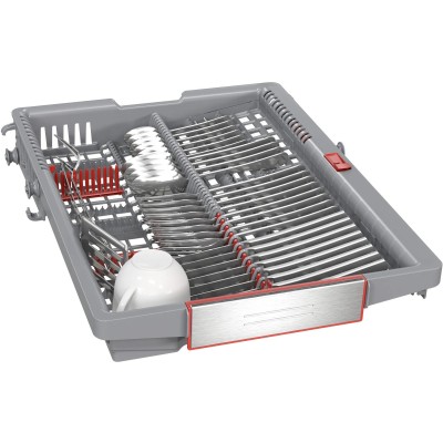 Посудомийна машина Bosch вбудована, 10компл., A+, 45см, дисплей, 3й кошик, Zeolith, білий (SPV6ZMX65K)