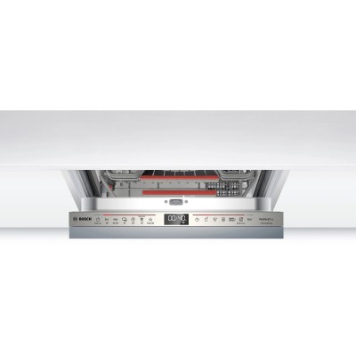 Посудомийна машина Bosch вбудована, 10компл., A+, 45см, дисплей, 3й кошик, Zeolith, білий (SPV6ZMX65K)
