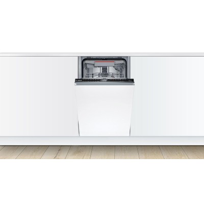 Посудомийна машина Bosch вбудована, 10компл., A+, 45см, дисплей, 3й кошик, білий (SPV4HMX65K)