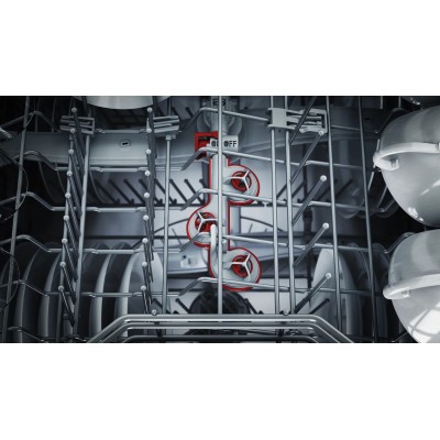 Посудомийна машина Bosch вбудована, 13компл., A+++, 60см, дисплей, 3й кошик, білий (SMV6ECX50K)