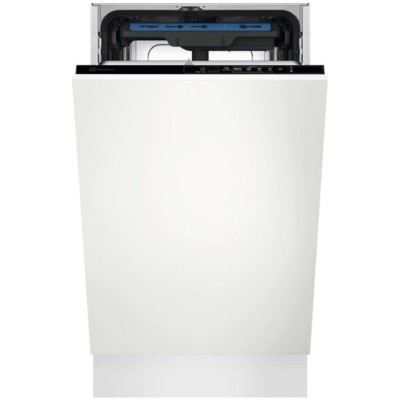 Посудомийна машина Electrolux вбудована, 10компл., A+, 45см, інвертор, 3й кошик, чорний (EEA913100L)