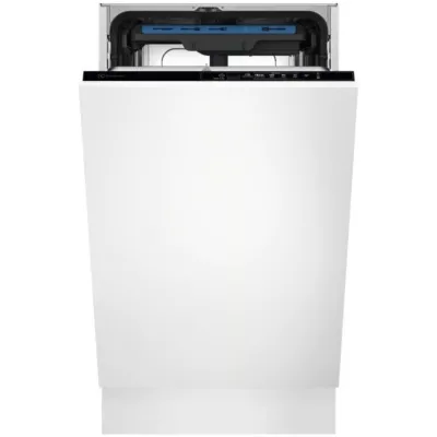 Посудомийна машина Electrolux вбудована, 10компл., A+, 45см, інвертор, 3й кошик, чорний (EEA913100L)
