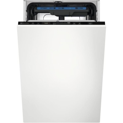 Посудомийна машина Electrolux вбудована, 10компл., A++, 45см, дисплей, інвертор, 3й кошик, чорний (ETM43211L)