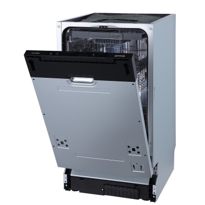 Посудомийна машина Gorenje вбудовувана, 11компл., A+++, 45см, інвертор, 3й кошик, білий (GV561D10)