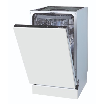 Посудомийна машина Gorenje вбудовувана, 11компл., A+++, 45см, інвертор, 3й кошик, білий (GV561D10)