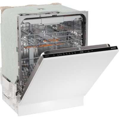 Посудомийна машина Gorenje вбудовувана, 16компл., A+++, 60см, AquaStop, автоматичне відчинення, сенсорн.упр, 3и кошики, білий (G