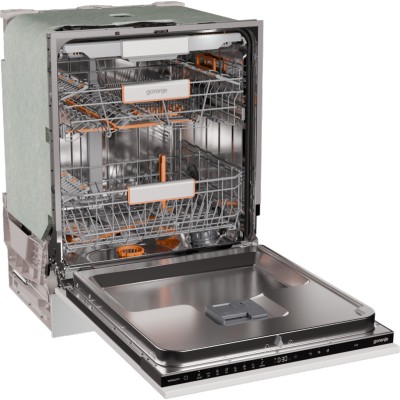 Посудомийна машина Gorenje вбудовувана, 16компл., A+++, 60см, інвертор,Wi-Fi, AquaStop, сенсорн.упр, 3и кошики, білий (GV673A65)