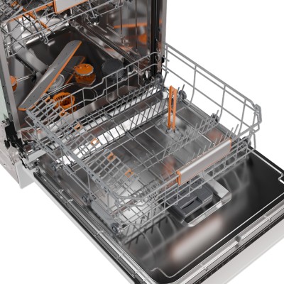 Посудомийна машина Gorenje вбудовувана, 16компл., A+++, 60см, інвертор,Wi-Fi, AquaStop, сенсорн.упр, 3и кошики, білий (GV673A65)