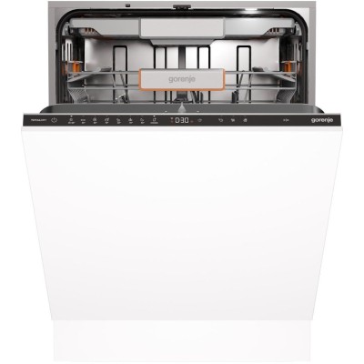 Посудомийна машина Gorenje вбудовувана, 16компл., A+++, 60см, інвертор,Wi-Fi, AquaStop, сенсорн.упр, 3и кошики, білий (GV673D63)