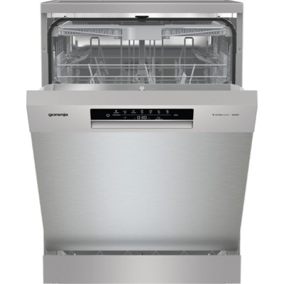 Посудомийна машина Gorenje, 16компл., A+++, 60см, дисплей, 3 кошика, AquaStop, сірий (GS643D90X) Посудомийна машина Gorenje, 16компл., A+++, 60см, дисплей, 3 кошика, AquaStop, сірий (GS643D90X)