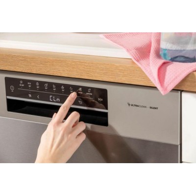 Посудомийна машина Gorenje, 16компл., A+++, 60см, дисплей, 3 кошика, AquaStop, сірий (GS643D90X) Посудомийна машина Gorenje, 16компл., A+++, 60см, дисплей, 3 кошика, AquaStop, сірий (GS643D90X)
