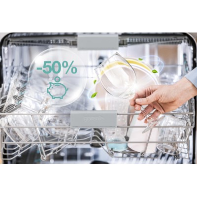 Посудомийна машина Gorenje, 16компл., A+++, 60см, дисплей, 3 кошика, AquaStop, сірий (GS643D90X) Посудомийна машина Gorenje, 16компл., A+++, 60см, дисплей, 3 кошика, AquaStop, сірий (GS643D90X)