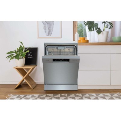 Посудомийна машина Gorenje, 16компл., A+++, 60см, дисплей, 3 кошика, AquaStop, сірий (GS643D90X) Посудомийна машина Gorenje, 16компл., A+++, 60см, дисплей, 3 кошика, AquaStop, сірий (GS643D90X)