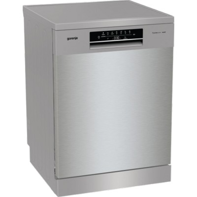 Посудомийна машина Gorenje, 16компл., A+++, 60см, дисплей, 3 кошика, AquaStop, сірий (GS643D90X) Посудомийна машина Gorenje, 16компл., A+++, 60см, дисплей, 3 кошика, AquaStop, сірий (GS643D90X)