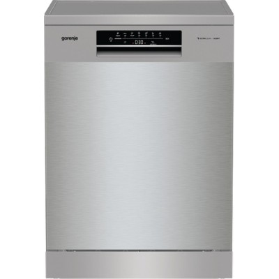 Посудомийна машина Gorenje, 16компл., A+++, 60см, дисплей, 3 кошика, AquaStop, сірий (GS643D90X) Посудомийна машина Gorenje, 16компл., A+++, 60см, дисплей, 3 кошика, AquaStop, сірий (GS643D90X)