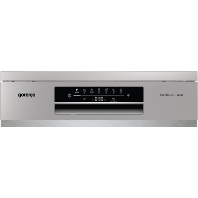 Посудомийна машина Gorenje, 16компл., A+++, 60см, дисплей, 3 кошика, AquaStop, сірий (GS643D90X) Посудомийна машина Gorenje, 16компл., A+++, 60см, дисплей, 3 кошика, AquaStop, сірий (GS643D90X)