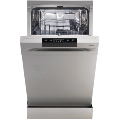 Посудомийна машина Gorenje, 9компл., A++, 45см, дисплей, 2 кошика, AquaStop, сірий (GS520E15S)
