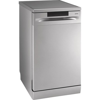 Посудомийна машина Gorenje, 9компл., A++, 45см, дисплей, 2 кошика, AquaStop, сірий (GS520E15S)