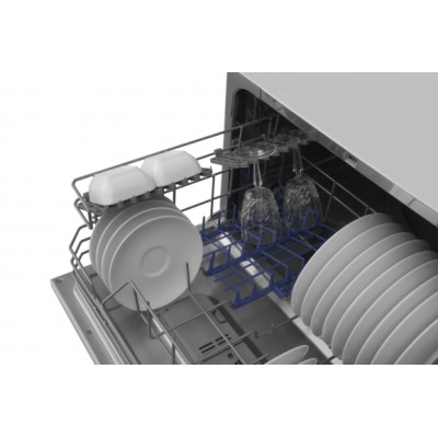 Посудомийна машина Hansa настільна, 6компл., A+, 55см, дисплей, сріблястий (ZWM556SH)