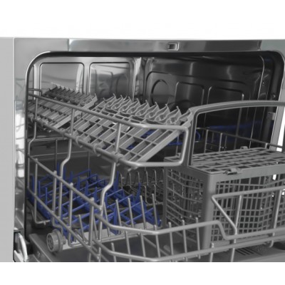 Посудомийна машина Hansa настільна, 6компл., A+, 55см, дисплей, сріблястий (ZWM556SH)