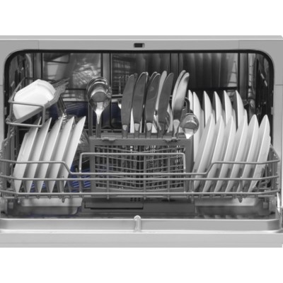 Посудомийна машина Hansa настільна, 6компл., A+, 55см, дисплей, чорний (ZWM556BH)