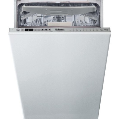 Посудомийна машина Hotpoint вбудована, 10компл., A++, 45см, дисплей, 3й кошик, білий (HSIO3O23WFE)