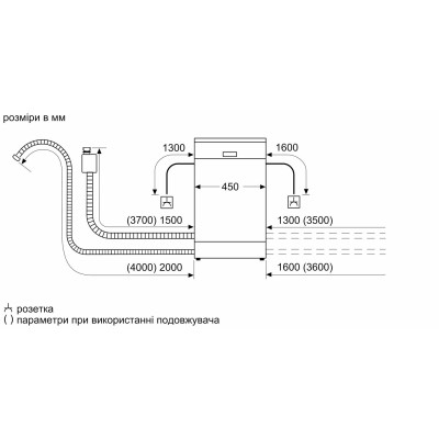 Посудомийна машина Siemens вбудована, 10компл., A+++, 45см, дисплей, 3й кошик, Zeolith, білий (SR65ZX65MK)