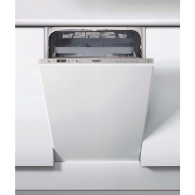 Посудомийна машина Whirlpool вбудована, 10компл., A++, 45см, дисплей, білий (WSIC3M27C)