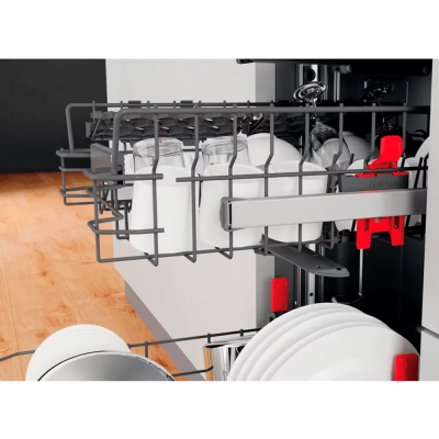 Посудомийна машина Whirlpool вбудована, 10компл., A+++, 45см, дисплей, інвертор, 3й кошик, білий (WSIO3O34PFEX)