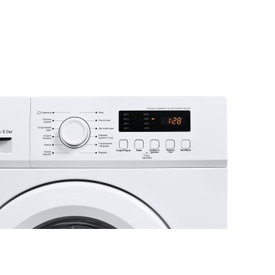 Пральна машина ARDESTO фронтальна, 6кг, 1000, А++, 44см, дисплей, білий (WMS-6109W)