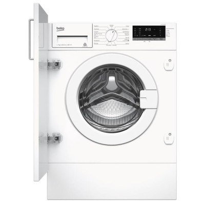 Пральна машина Beko вбудована фронтальна, 7кг, 1200, A+++, 55см, дисплей, білий (WITC7612B0W)