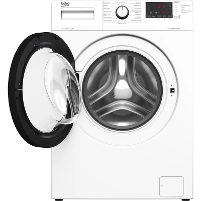 Пральна машина Beko фронтальна, 6кг, 1200, A+++, 45см, дисплей, інвертор, білий (WUE6612IXBW)